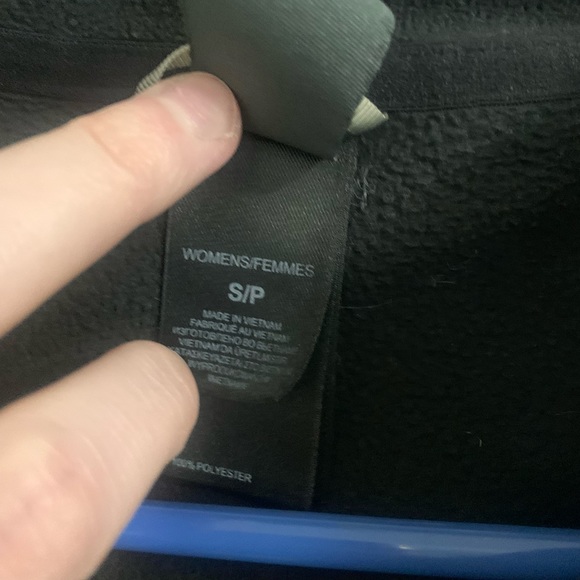 Black North Face Fleece Quarter Zip - Picture 3 of 5